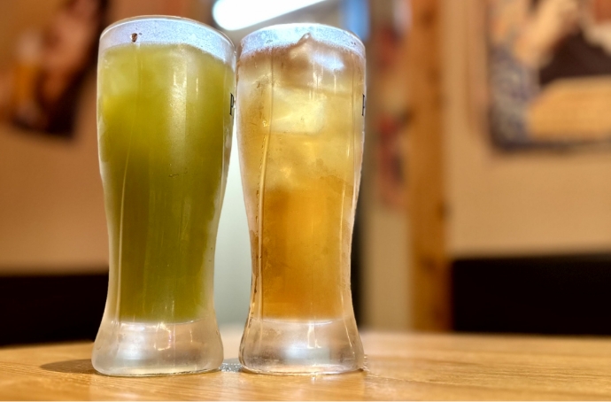 お茶ビール